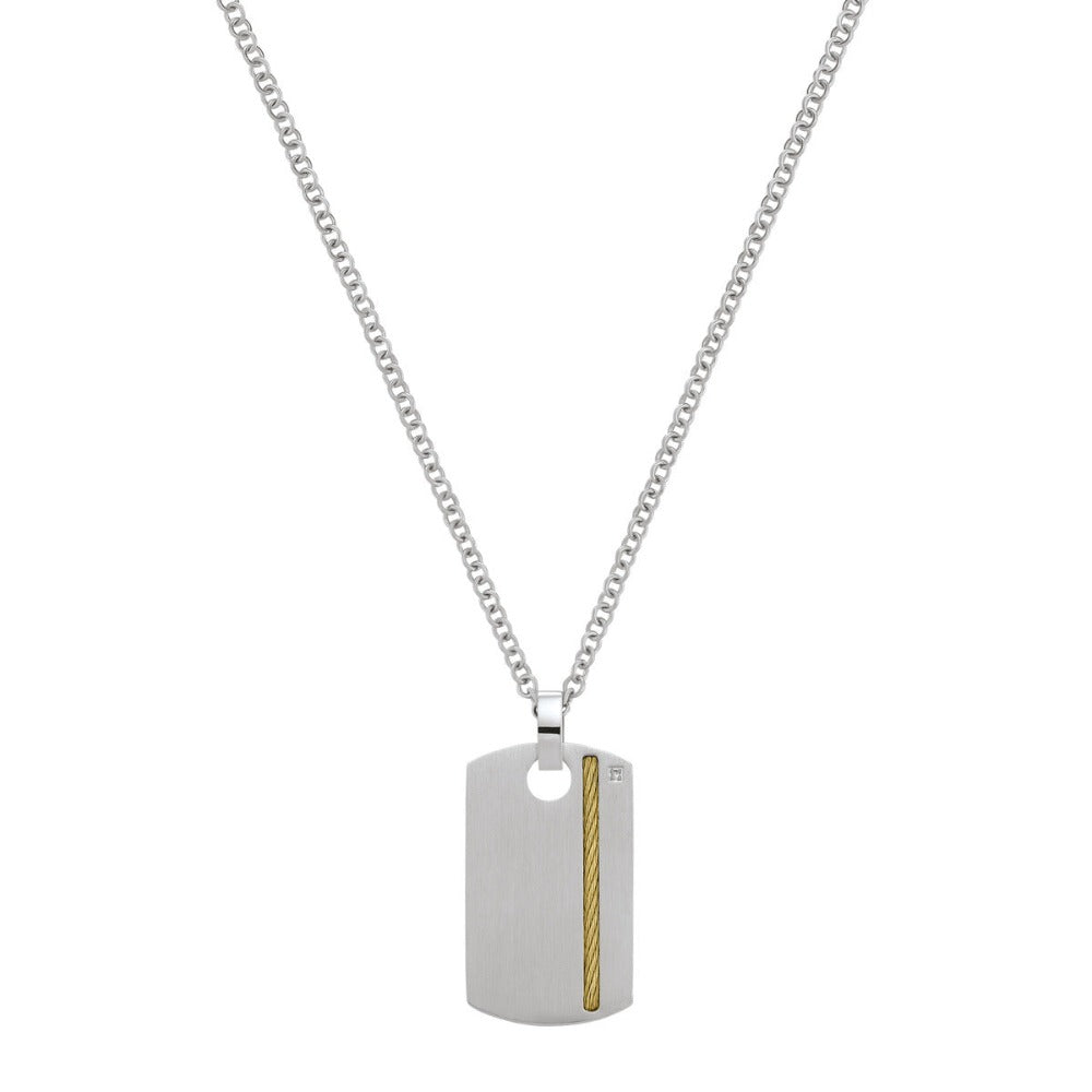 Collier Homme Nunko Gris