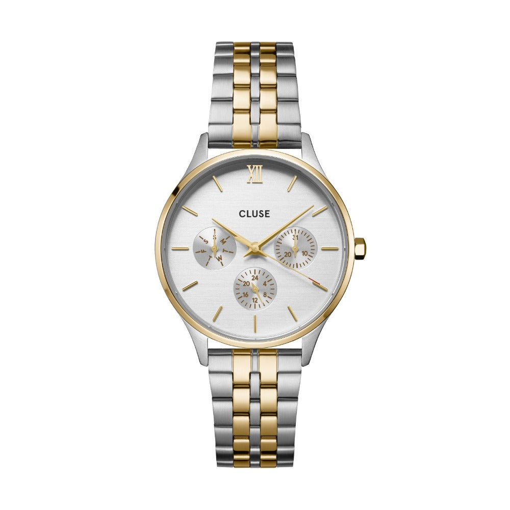 Montre Femme Minuit Multifonction Blanc