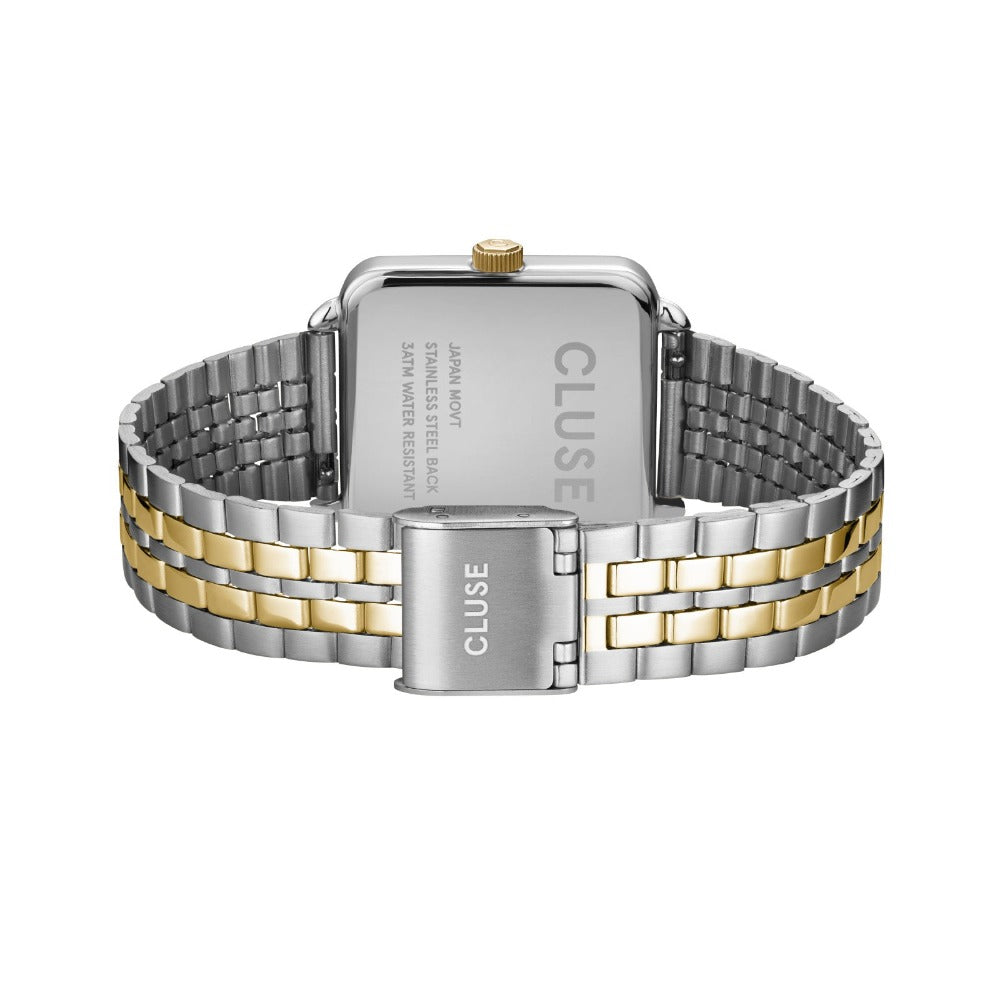 Montre Femme Tétragone Multifonction Blanc Arrière