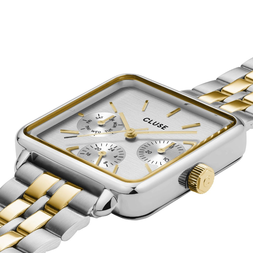 Montre Femme Tétragone Multifonction Blanc