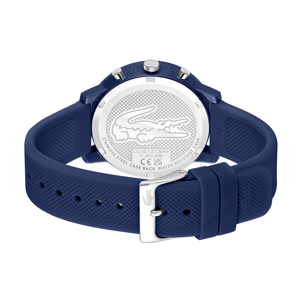 Montre Homme Lacoste 12.12 Chrono Bleu Arriere