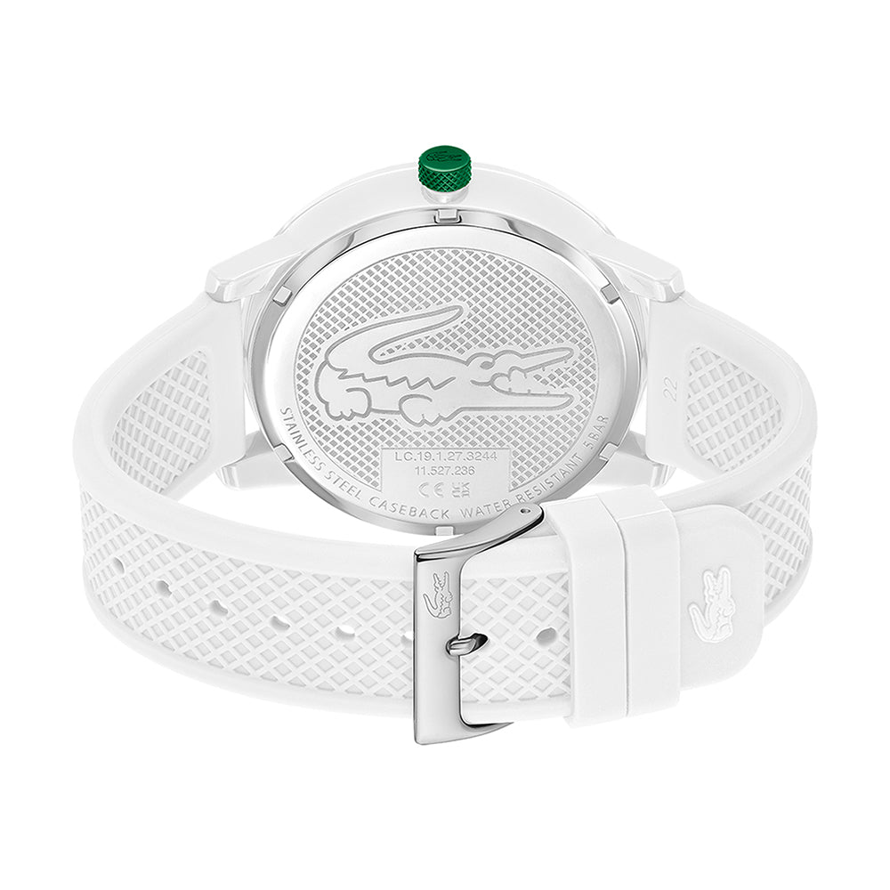 Montre Homme Lacoste 12.12 Hero Blanc Arriere