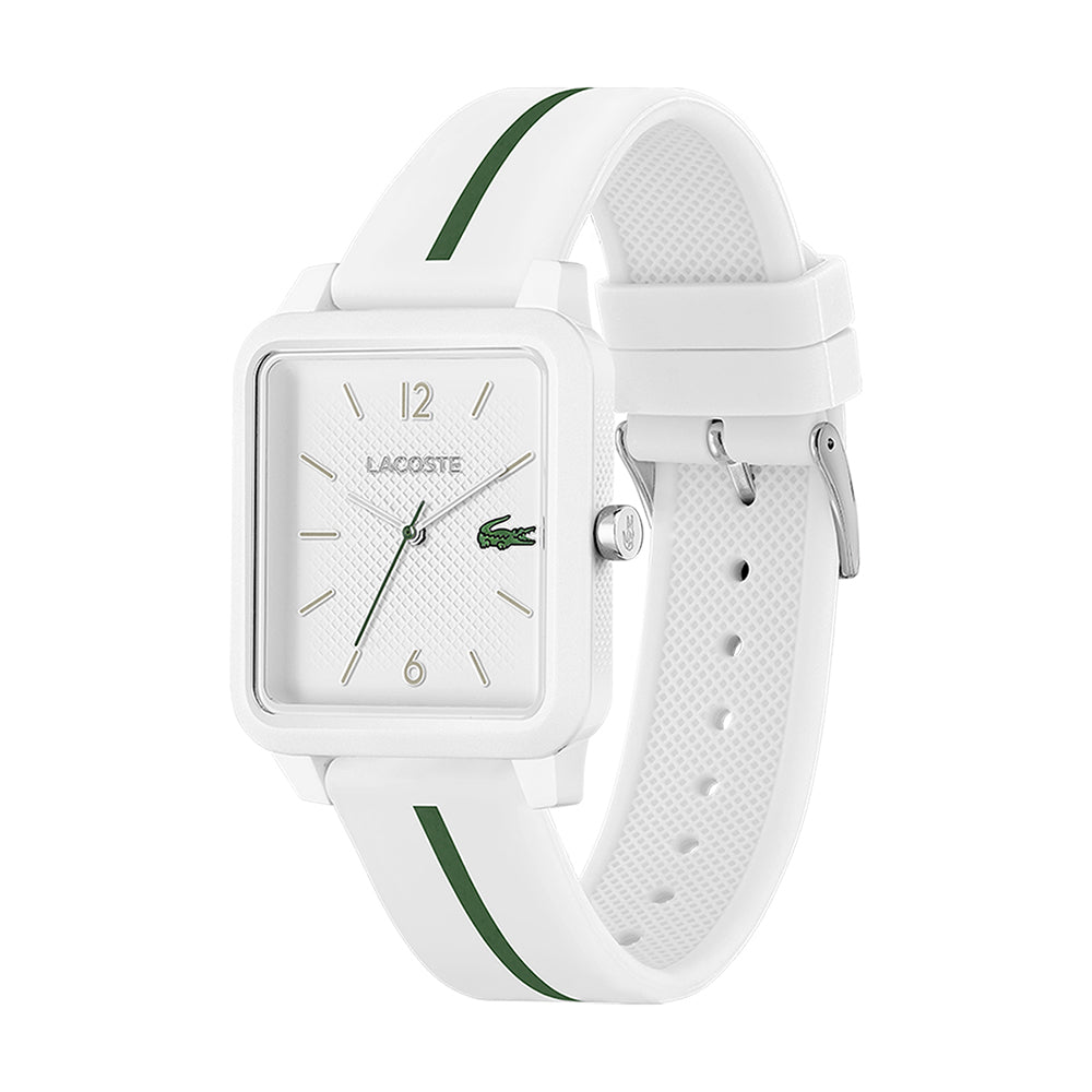 Montre Homme Lacoste Studio Blanc Profil