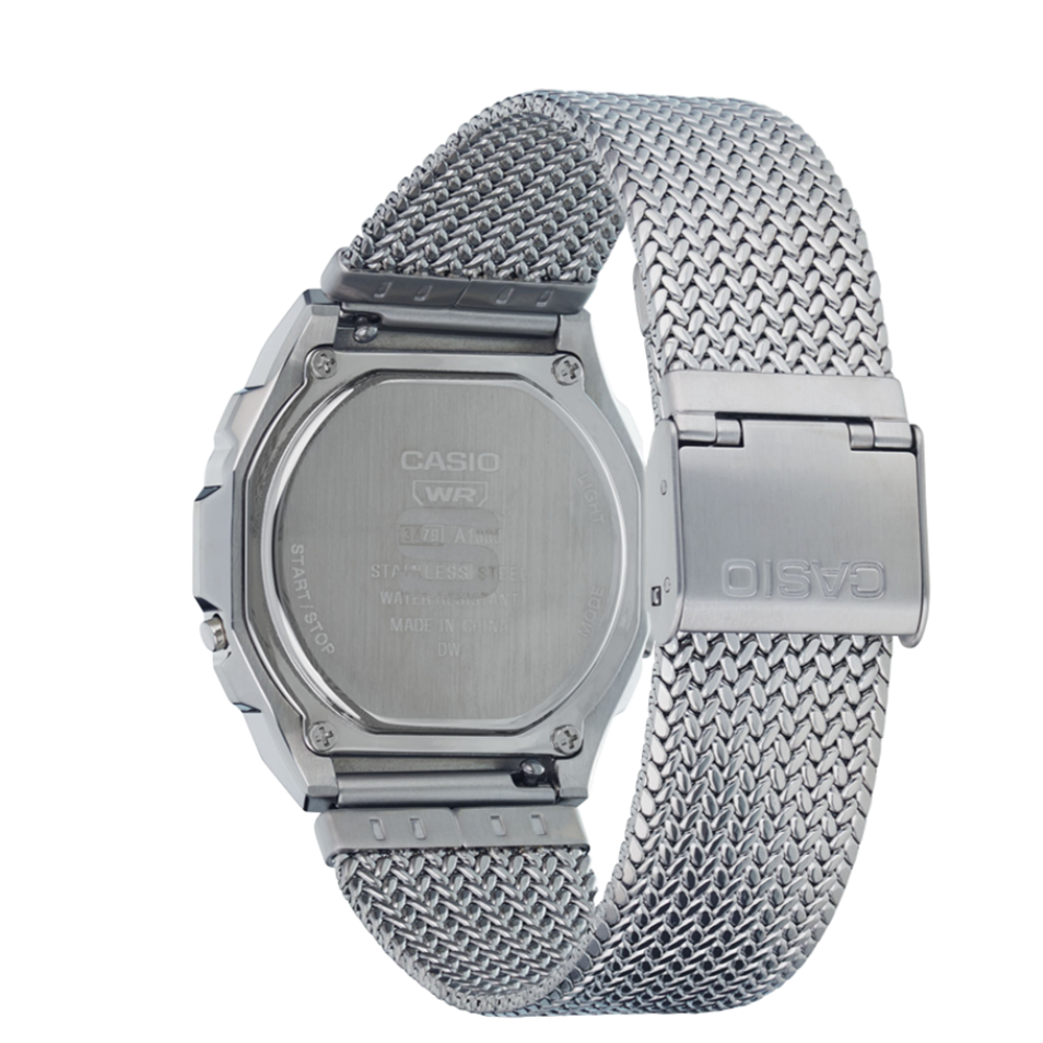Montre Homme Vintage Iconic Argent Arriere