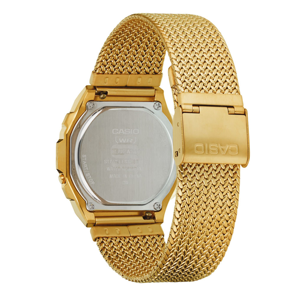 Montre Homme Vintage Iconic Doré Arrière