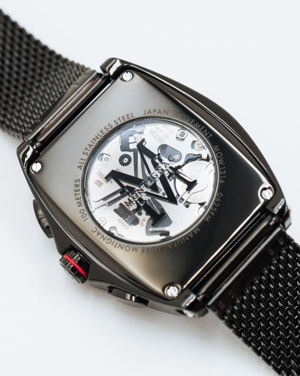 Montre Homme Paladin Noir - Arriere