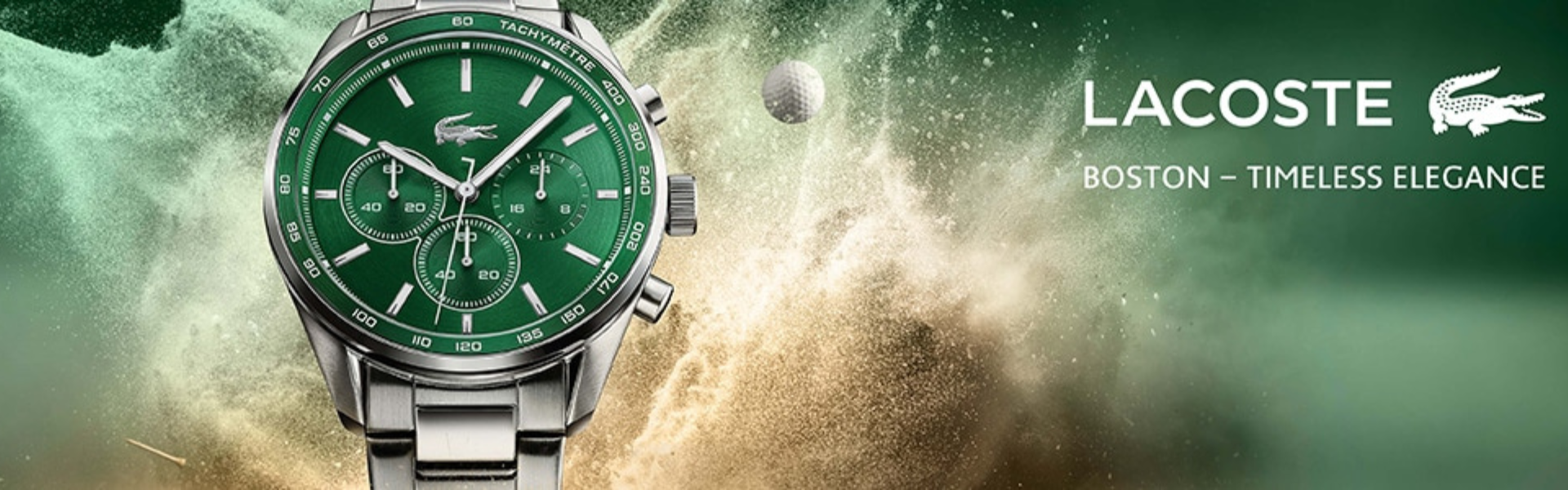 Banniere montre lacoste