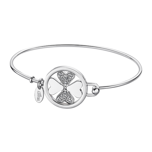 Bracelet Femme Millennial Trèfle Argent