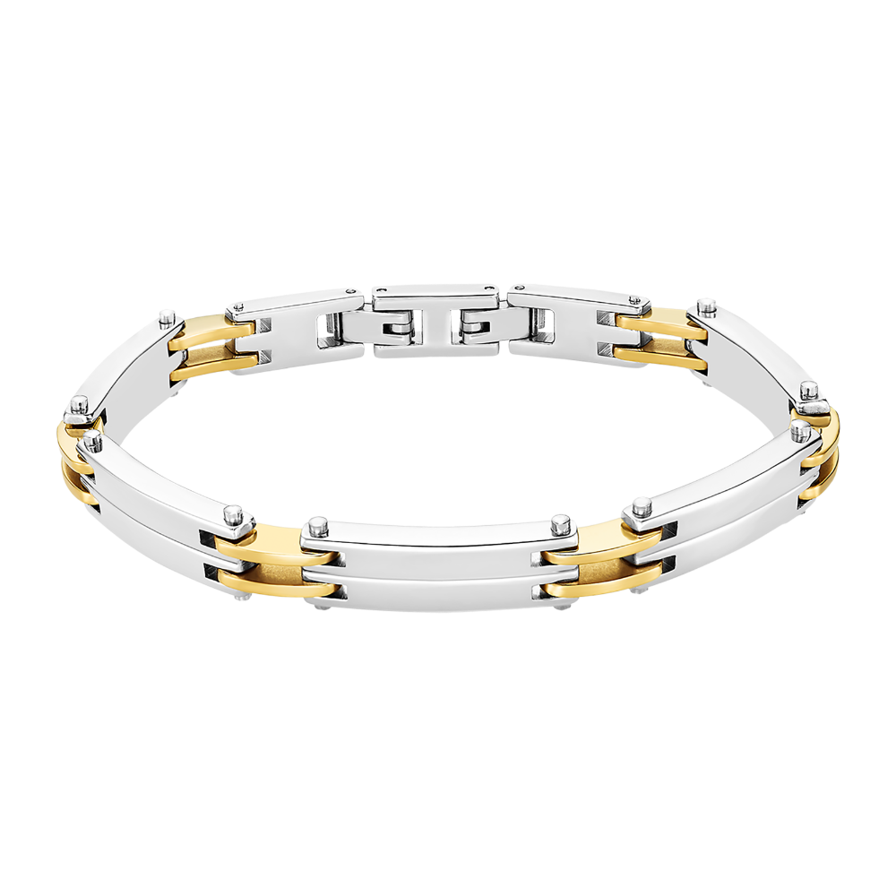 Bracelet Homme Men in Black Argent & Doré