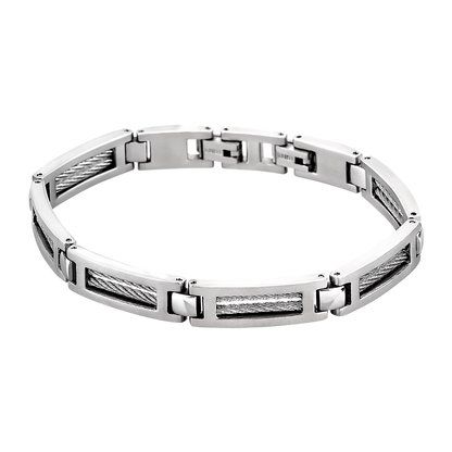 Bracelet Homme Men in Black Argenté