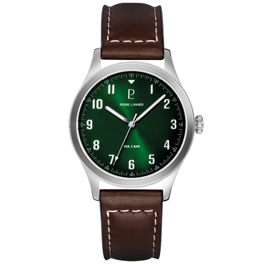 MONTREAVIATEURCUIRBRUNFONVERT260G174FACE