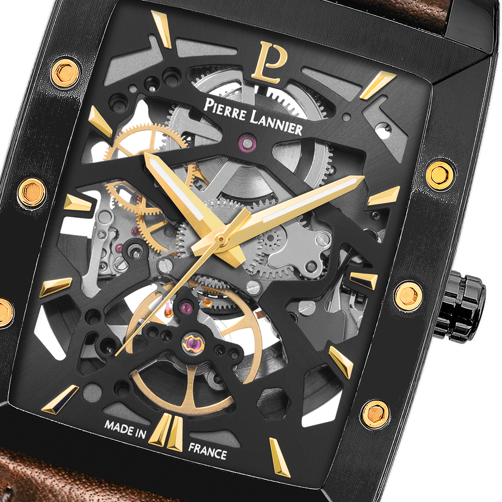 MONTREHECTORNOIRCUIRBRUN339A434ZOOMCADRANGROSPLANAUTOMATIQUE