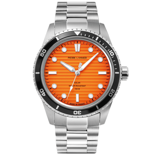 Montre Homme Inti Argenté Orange - 244H151