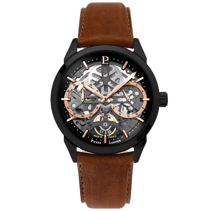 MONTREMONARCKAUTOMATIQUENOIRCUIRBRUN347A434FACE