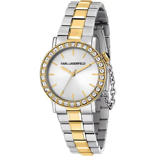 MONTRE CRYSTALS BICOLORE R0553100504 FACE