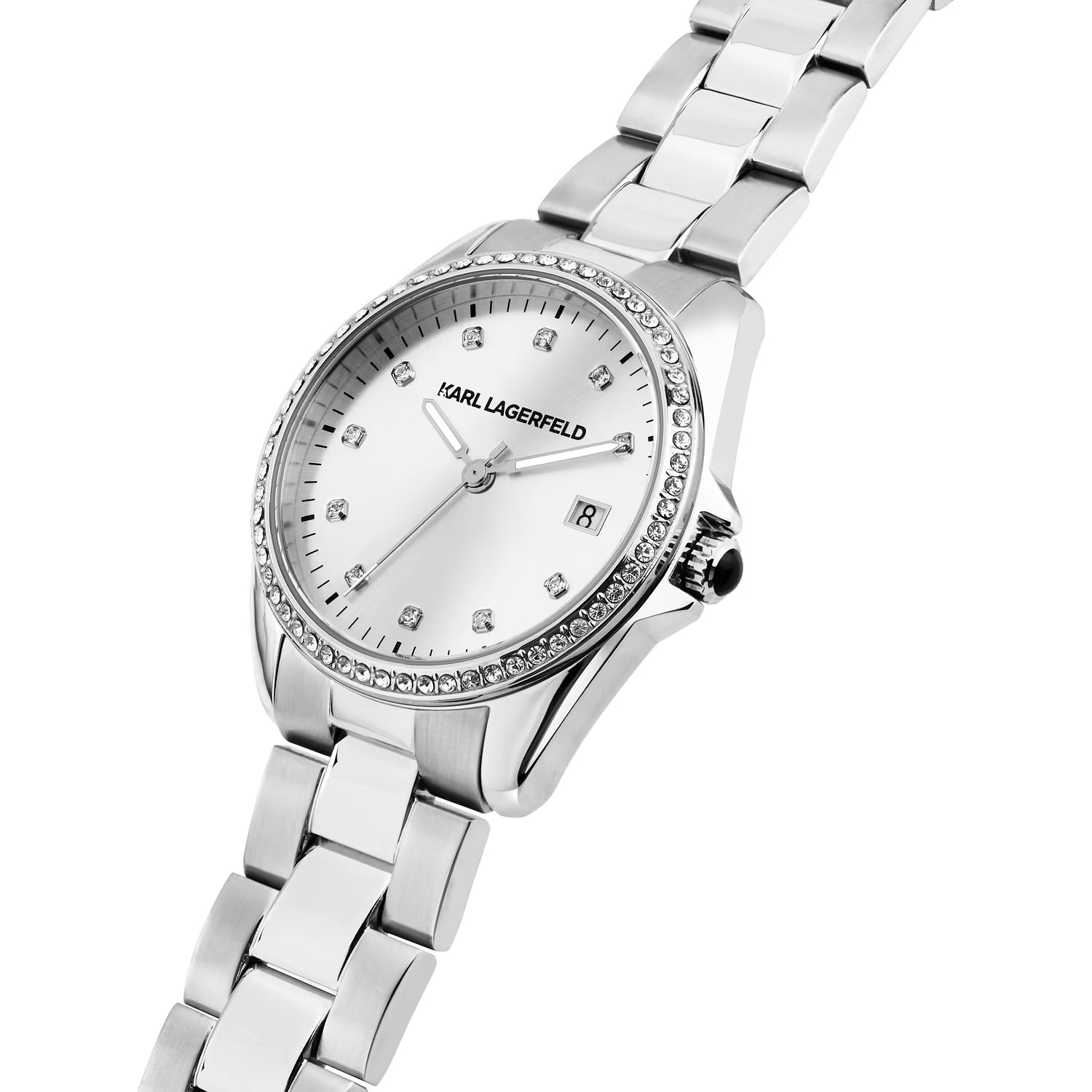 MONTRE ROUND ESSENTIALS ARGENTE R0553101510 GROS PLAN