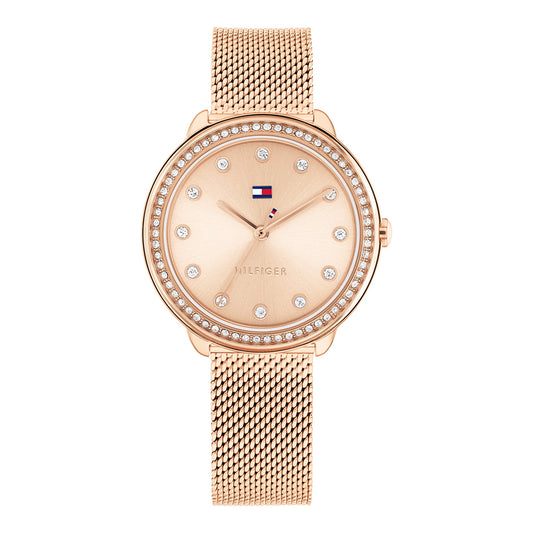 Montre Femme Demi Doré Rose