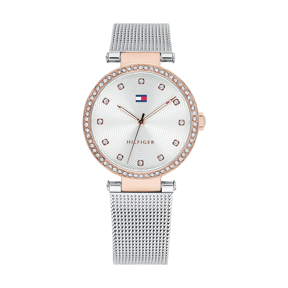 Montre Femme Lynn Argenté Blanc