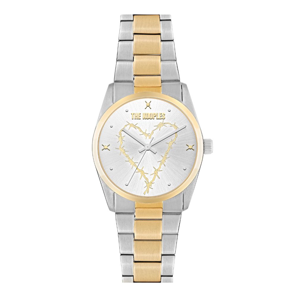 Montre Femme Wire Heart Bicolore