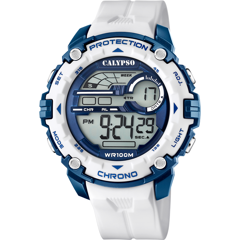 Montre Homme Digital for Man Blanche