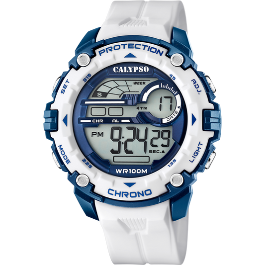 Montre Homme Digital for Man Blanche