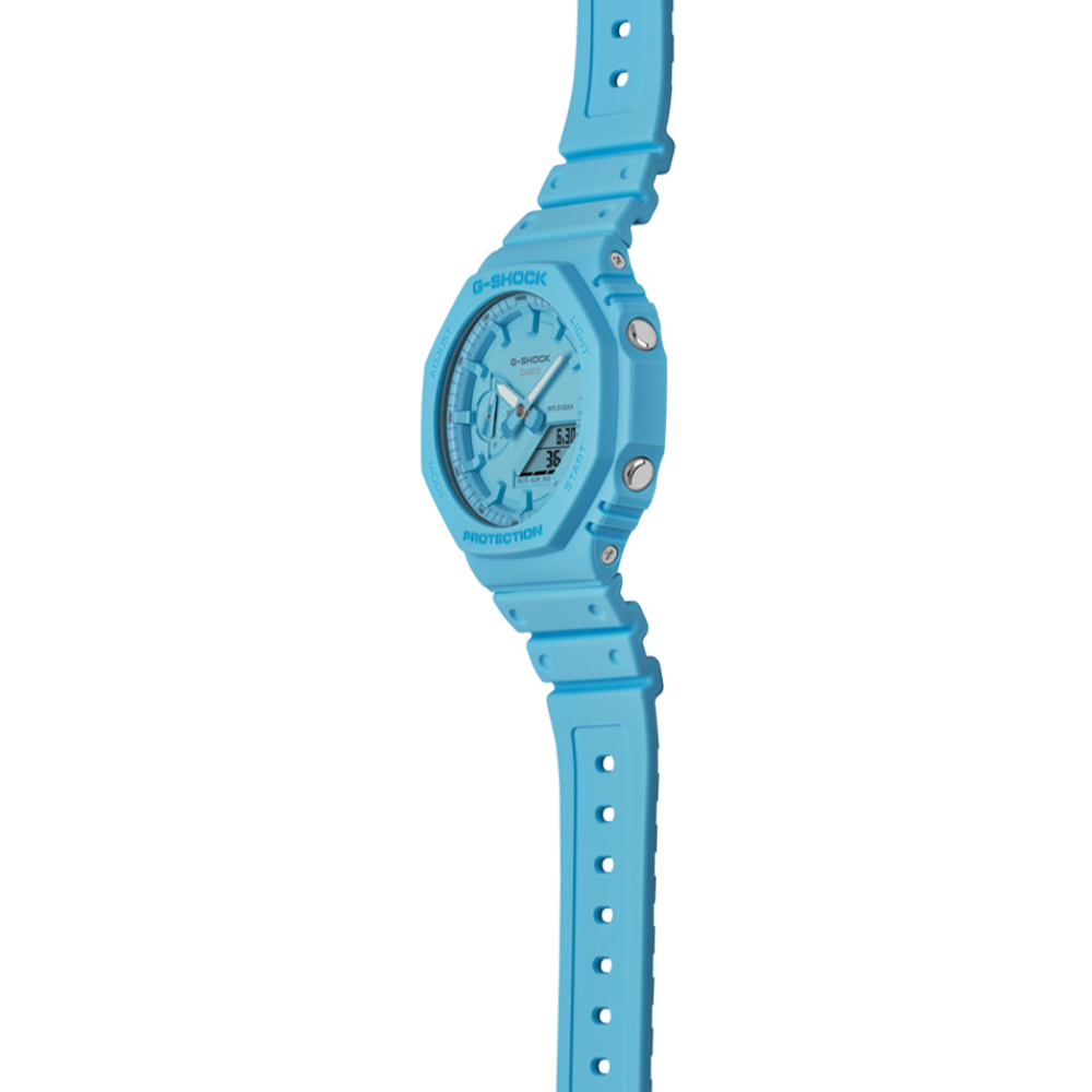 Montre Homme G-Shock Classic Bleu Clair Latéral