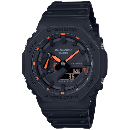 Montre Homme G-Shock Classic Noir & Orange