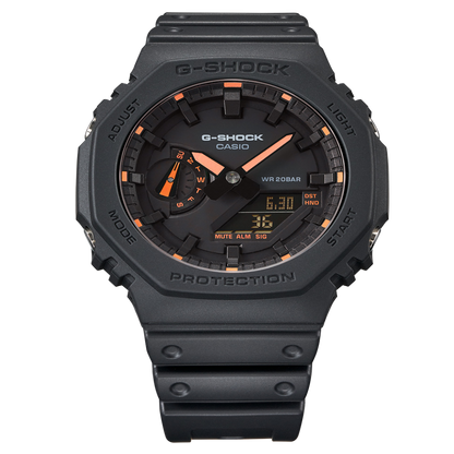 Montre Homme G-Shock Classic Noir & Orange Face