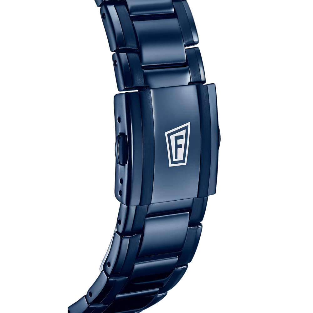 Montre Homme Spécial Édition Bleu & Doré Fermoire