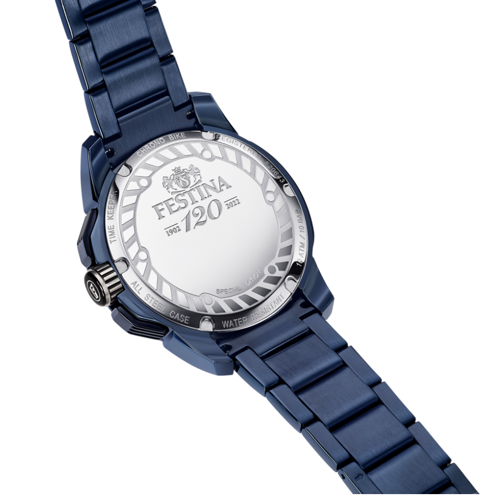 Montre Homme Spécial Édition Bleu Arriere