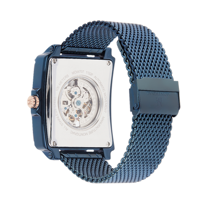 Montre Homme Square Bleu Dos